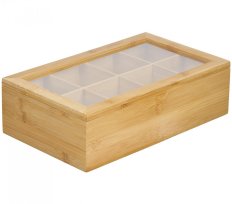 Органайзер д/пакетиков чай/кофе бамбук 31,8*19*9см №2